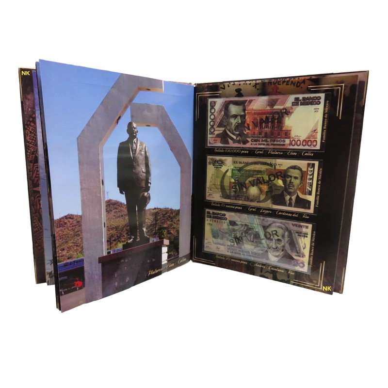 Numart Album para Billetes DE Mexico con 32 Espacios para