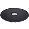 Charkettle Round Griddle Flat Top Plate with Support Rack, Compatible