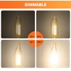ALAMPEVER E12 LED Bulbs, Dimmable Chandelier Light Bulbs 40 Watt