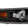 Spec-D Tuning Black Housing Clear Lens Bumper Lights Compatible with