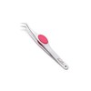 Beaditive High Precision Angled Tip Tweezers with Cushion Grip -