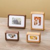 TEYCLZORE 3.5x5 inch Wooden Small Photo Frame, Cute Mini Picture