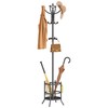 Tajsoon Coat Rack Freestanding with Umbrella Holder,Hangers Stand with 16