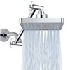 Nuodan High Pressure Rain Shower Head with 11'' Extension Arm