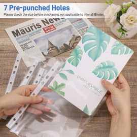 JIANTA A5 Transparent Wallets, Pack of 60 Polypropylene Document Wallets, Transparent, Crystal Clear, Extra Strong 80µ, A5 Transparent Film for Family Book, A5 Folder for School, University, Office