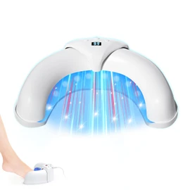 Nail pil laser device, 7 days fast acting, with time display, nail pil laser device, 365 nm infrared light, 405 nm blue nail for fingers and toenails (white)