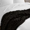 Hyde Lane Luxury Ruched Faux Fur Throw Blanket | Ultra