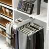 22 Arms Steel Slide Out Pants Rack Closet Pants Hanger
