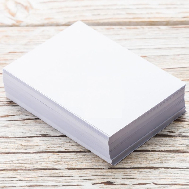 7" x 9.25" Blank Print Paper, 100Sheets/200Pages Classic Size Blank