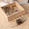JOSON Wooden Dried Flower Photo Frame Dried Flower Display Stand
