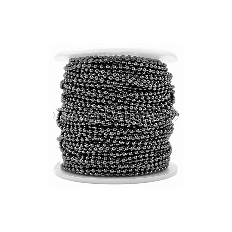CleverDelights Ball Chain Spool - 100 Feet - 2.0 mm