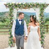 MEIVINES 2PCS Artificial Daisy Garland with 3D Butterfly 5.68FT Fake