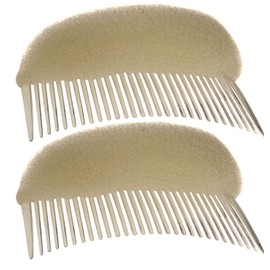 2 lang 8,4 cm Haar Dekoration Kamm Schwamm Schaumstoff Haar Volumen Bump It bis Einsatz Haar Boden-Styling-Zubehör Rückseite Do Beehive Haar Styler Haar erhöht Werkzeug