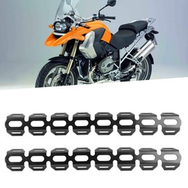 Motorcycle Exhaust Heat Shield, Heat Protection Plate with Hole Heat Insulation Shield Silencer Heat Protection Cover Protection Universal Flame Exhaust Pipe Pipe for R1200GS F800GS F700GS F650GS