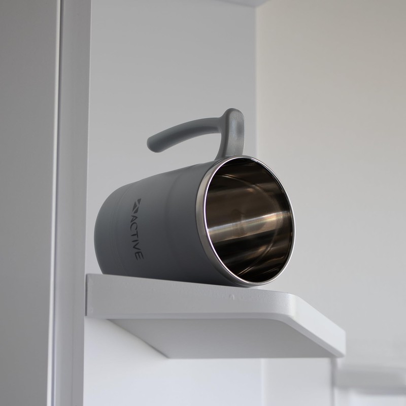 Active Travel Coffee Mugs and Cups (Grey)