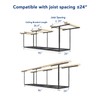 FLEXIMOUNTS 2x8 Garage Storage Rack, Adjustable Overhead Storage Organization System,