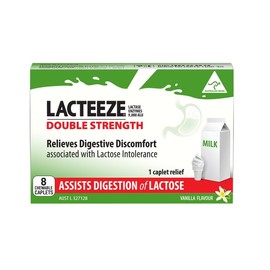 Lacteeze Double Strength Caplet X 8