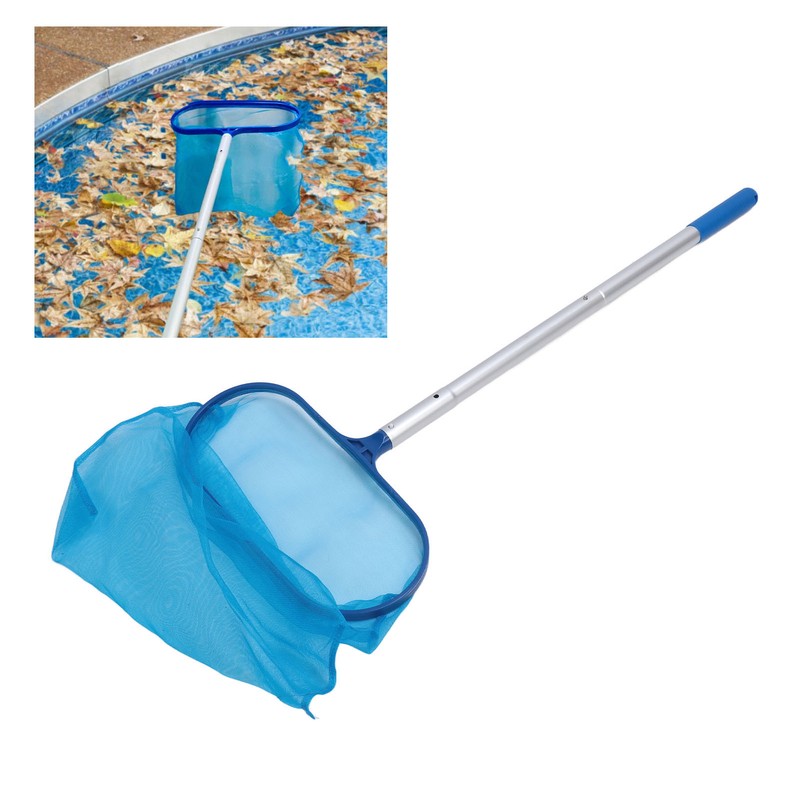 Pool Skimmer Net Length Adjustable Swimming Pool Cleaning Net Professional