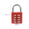 M METERXITY 8 Digit Combination Padlock - Zinc Alloy Indoor