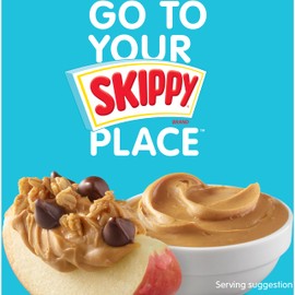 SKIPPY Natural Peanut Butter Creamy Twin Pack, 40 Ounces, Pack of 2