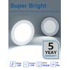 20 Pack 6 Inch Ultra-Thin LED Recessed Ceiling Light with