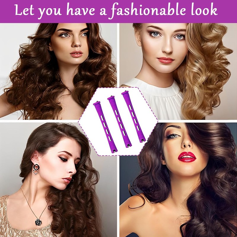 ZORTVUL Pack of 30 Small Perm Rollers, Perm Set Complete,