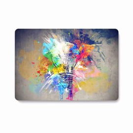 AUSMIX Compatible with MacBook Air 13 inch Case 2010-2017 (Model: A1466 / A1369), Slim Plastic Hard Shell Case Rubberized Protective Cover for MacBook Air 13.3 inch, Creative Lamp