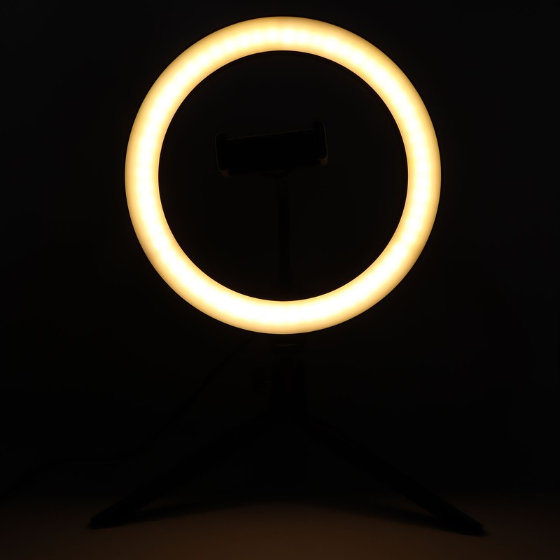 10 Inch Circle Fill Light Bright Dimmable LED Cellphone Round