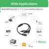 2Pack 1 to 4 Way DC Power Splitter Cable Barrel