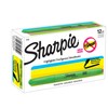Sharpie Pocket Style Highlighters, Chisel Tip, Fluorescent Green, Box of