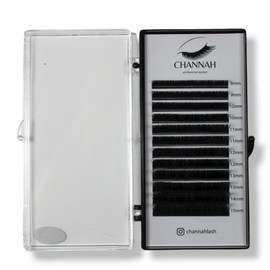 Blíster Extensión de pestañas CLASICA , de 12 filas, Mix de 8 -15mm curvatura C, D , para técnica clásica con acabado natural semi mate, super suaves, ligeras y flexibles (8-15mm mix, grosor: 0.10, curvatura C-semi-matte black)