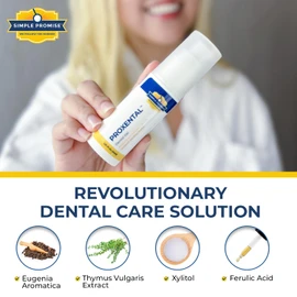 Simple Promise - ProXental™ - Dental Gel for Oral Gum Health with Xylitol & Aloe Vera - Sensitive Teeth & Gum Care, Fresh Breath, Enamel Strength & Complete Oral Hygiene Support - 30ml Travel Size