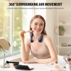 Morelax Neck Fan USB Rechargeable Personal Fan, 3 Speeds Adjustable,
