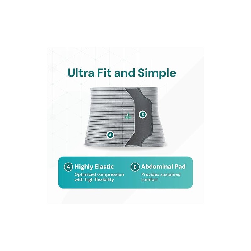 OPPO Elite Abdominal Lumbar Elasticated Breathable Support for Lower Back