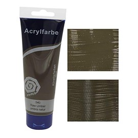 Paintersisters® Acrylic Paints 120 ml, Choice of 24 Colours, Original Artist Quality, for Painting on Stretcher Frame, Canvas (21 Umbra Natural)