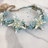 TCOMVEZ Starfish Peal Bride Headbands Sea Star Hoop Beach Bridal