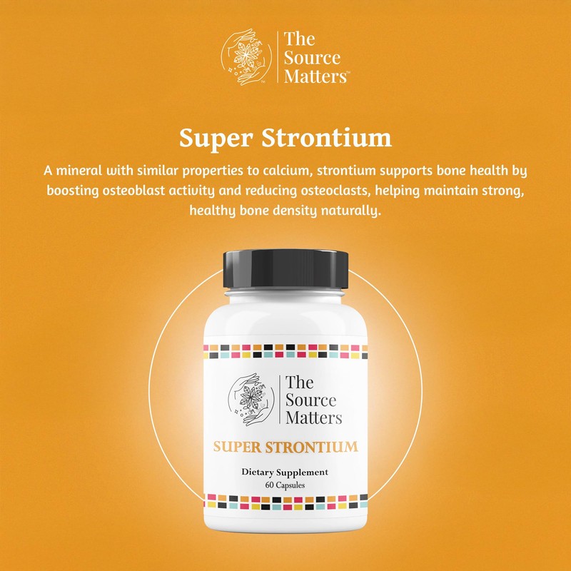 The Source Matters Super Strontium Boost Dietary Supplement | Bone