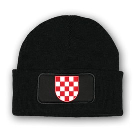 Copytec * Hat / Beenie Hat Croatia Coat of Arms Flag Croatia Balkan Corkade #7025