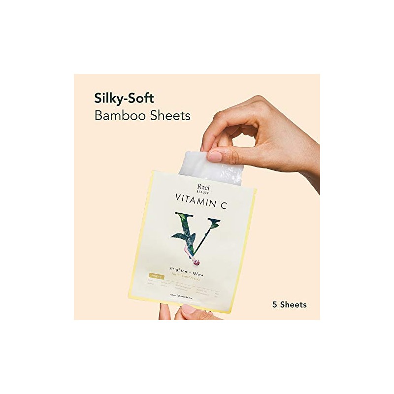 Rael Vita Bright Face Mask With Vitamin C, Antioxidant Face