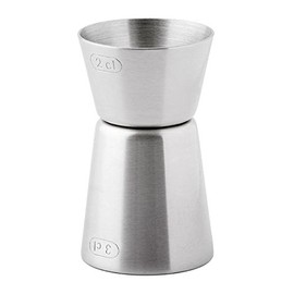 Weis Cocktail Jigger 2+3 cl, Stainless Steel Silver, 4 x 4 x 6.5 cm