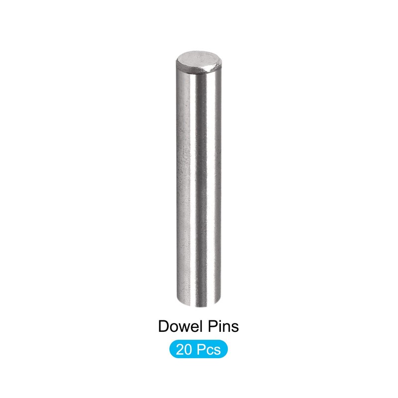 METALLIXITY Knock Pins 5x20mm 20pcs 304 Stainless Steel Shelf Support