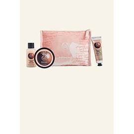 The Body Shop Nourishing Shea Delights Bag hand crean shower body butter zip bag set