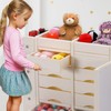 MAMIZO Kids Large Toys Storage Organizer, Bus Cart Cabinet Closed