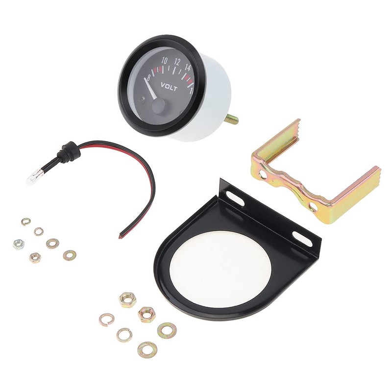 ePathChina 2" 52MM 12V 8~16V Universal LED Electrical Car Voltmeter