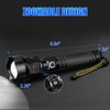Flashlights High Lumens, 990000LM Rechargeable Flashlight Super Bright, Adjustable Focus