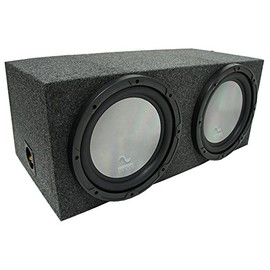 Harmony Audio (2) HA-A102 Subwoofer Bundle with Dual 10" Sub Box Enclosure Universal Car Stereo Rearfire Sealed