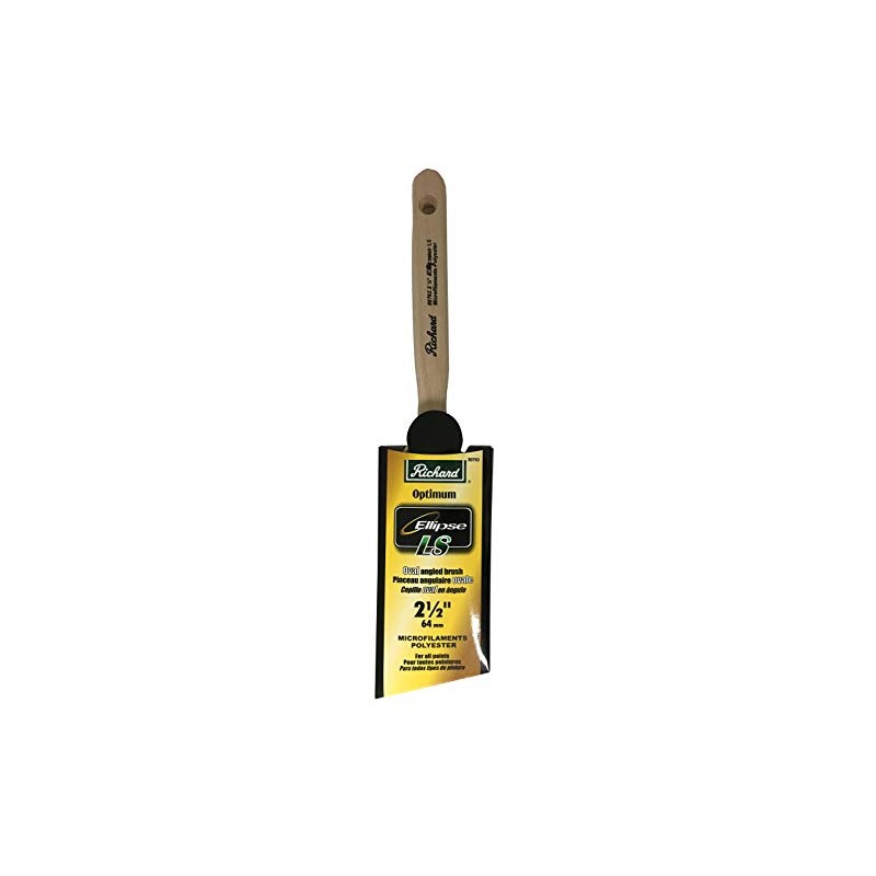 Richard 80763 Oval Angled Paint Brush with Long Sash Wood