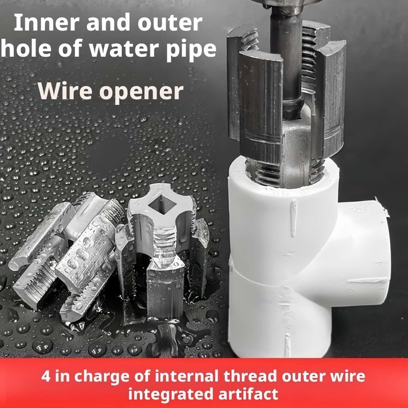 HOLADAWN 2 Pack Internal & External Threading Tool, Dual Function