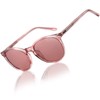 DUCO Classic Round Polarized UV400 Protection Vintage Shades Sunglasses for