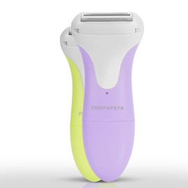 PINKPAPAYA Electric Shaver for Legs,Electric Razor for Women Pubic Hair,Bikini Trimmer,Shaver for Women,Body Hair Removal for Underarms,Wet/Dry,Cordless,2025070303